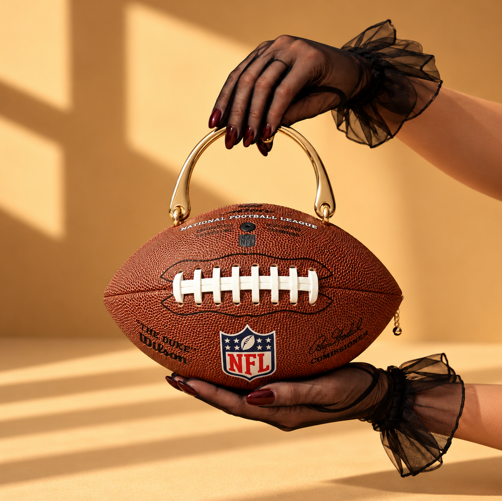 Handmade Mini-Football Purse